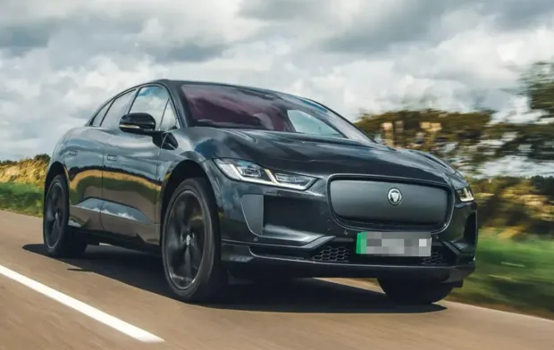 The car involved is a Jaguar I-PACE, with the firm launching a probe