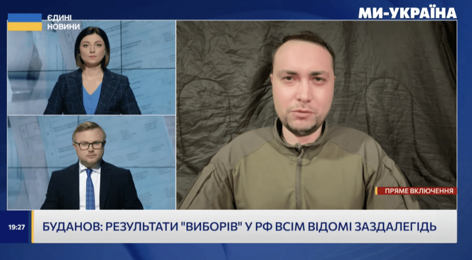 The sham video cut out parts of this interview with Ukraine’s spy chief, Kyrylo Budanov, from last week