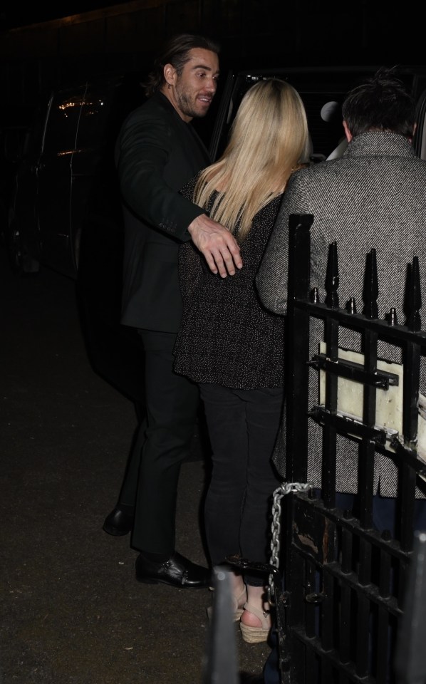 James Lock looked like he was enjoying catching up with people at the Celebrity Ex On The Beach launch