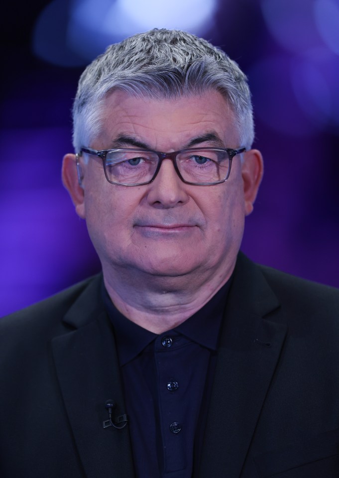 John Parrott was a pundit for the MrQ Masters Snooker at Alexandra Palace on January 13, 2024