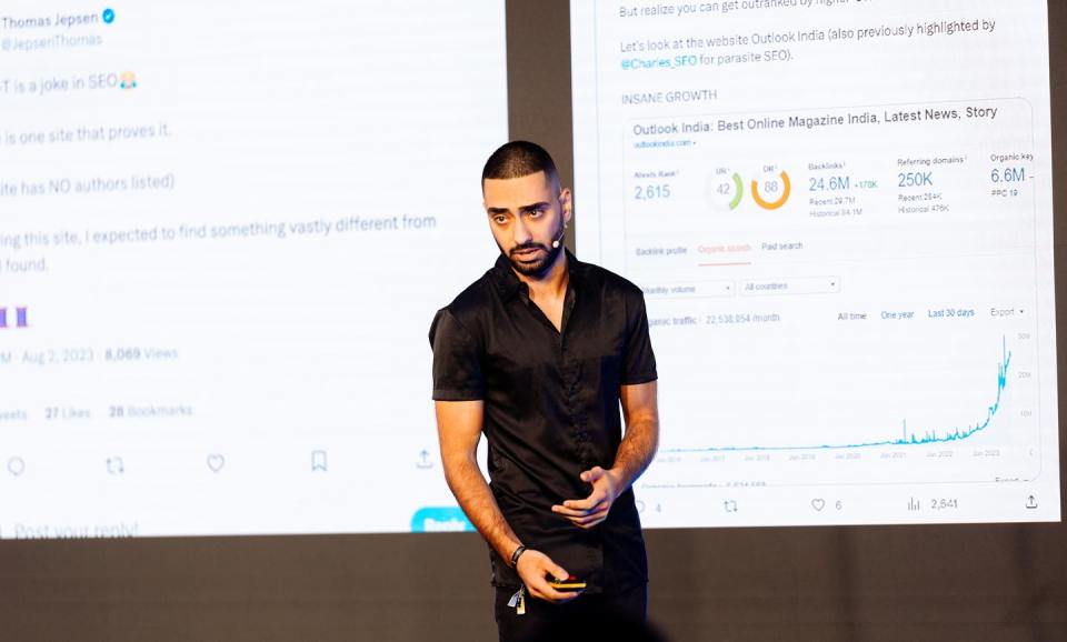 Self-made billionaire Kasra Dash travels the world speaking at events and conferences