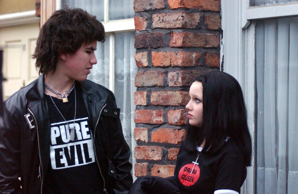 One of Craig’s most notable storylines included adopting a goth persona and becoming the first boyfriend of Rosie Webster