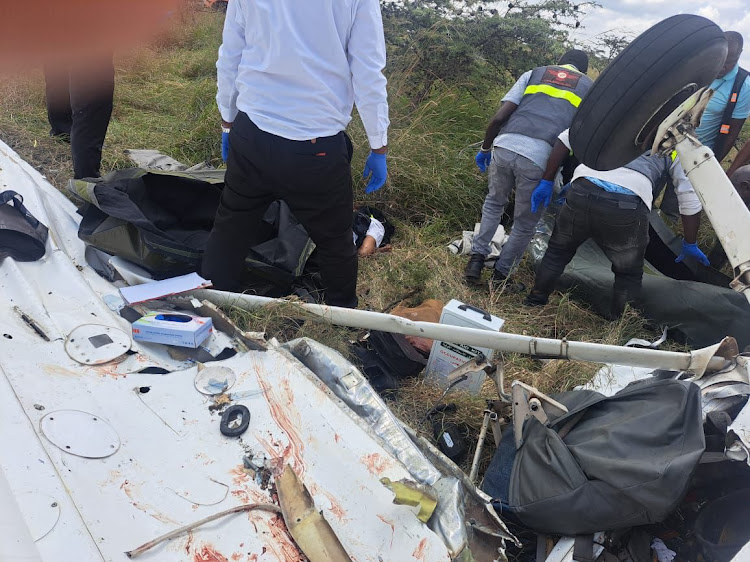 There were two people onboard the Cessna that crashed during training session