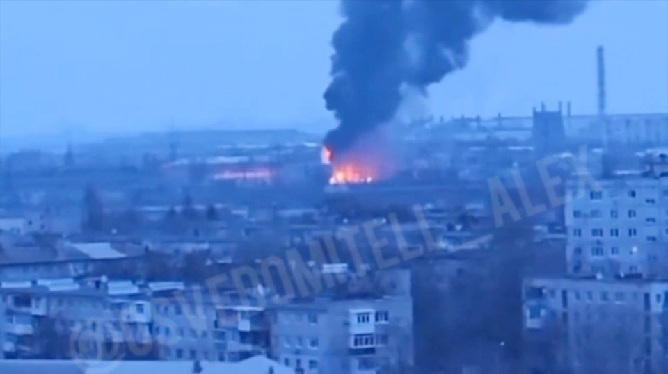 A major energy facility in Kharkiv was also hit in the wave of strikes