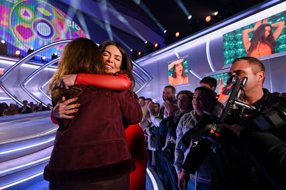 Ekin-Su was reunited with her parent after being given the boot from the CBB house