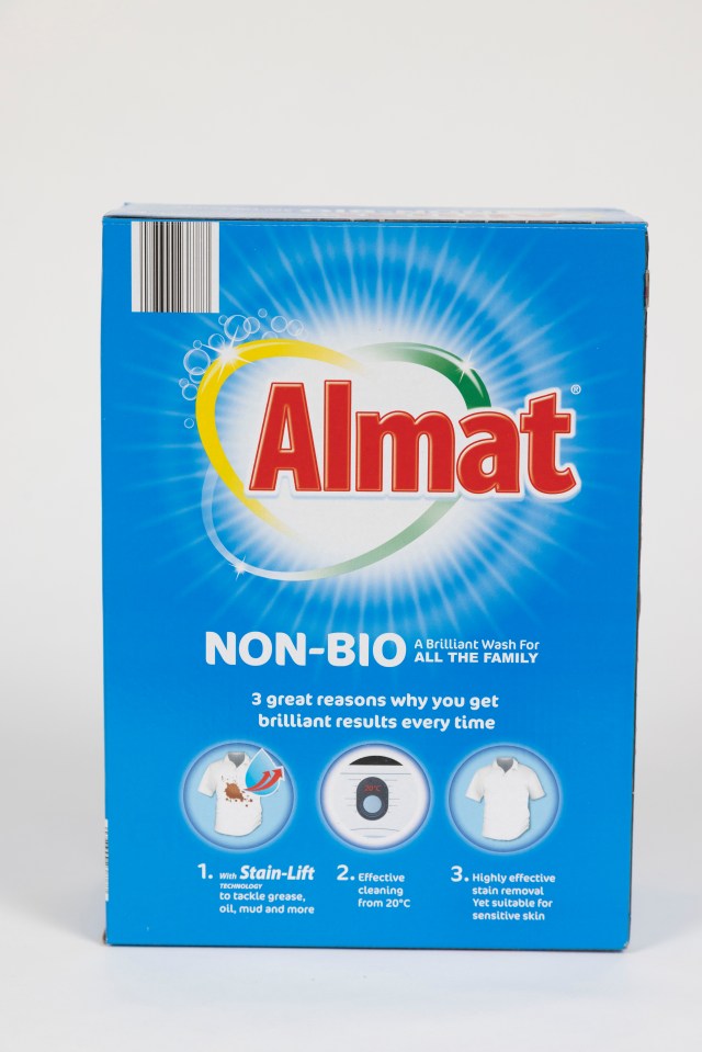 Aldi's Almat is up by 2p per wash