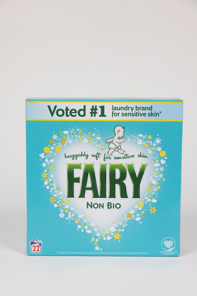 Fairy Non-bio is up by 4p per wash