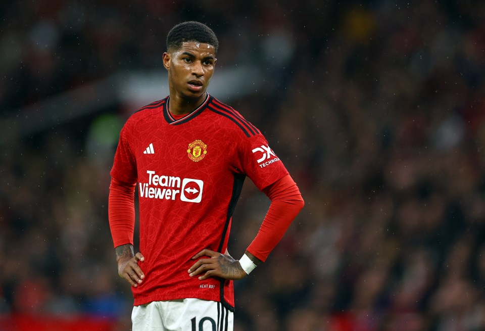 Marcus Rashford has been playing with a knock for over a month