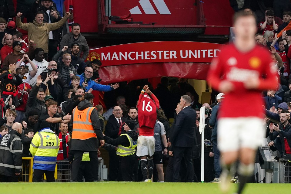 The matchwinner was sent-off for taking his shirt off in the celebrations