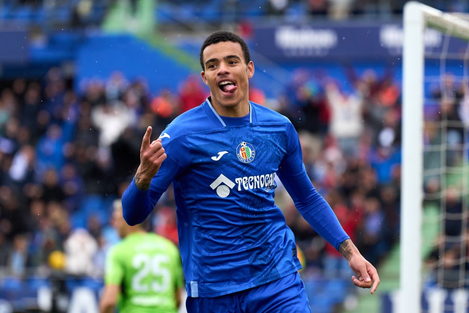 Greenwood is currently on loan at Getafe