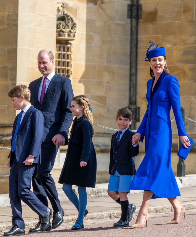 The Prince and Princess of Wales and their three children will miss the event