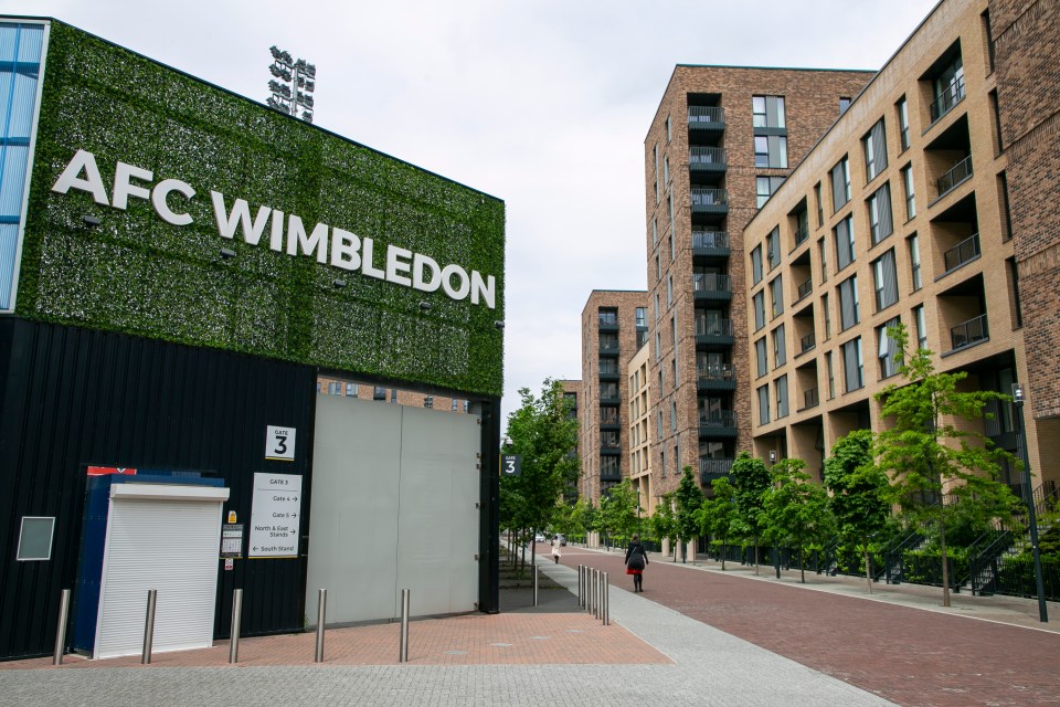 AFC Wimbledon's clash with their bitter rivals was delayed