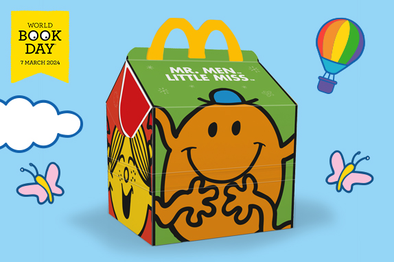 Little ones can get a Mr Men and Little Miss toy in their Happy Meal this month