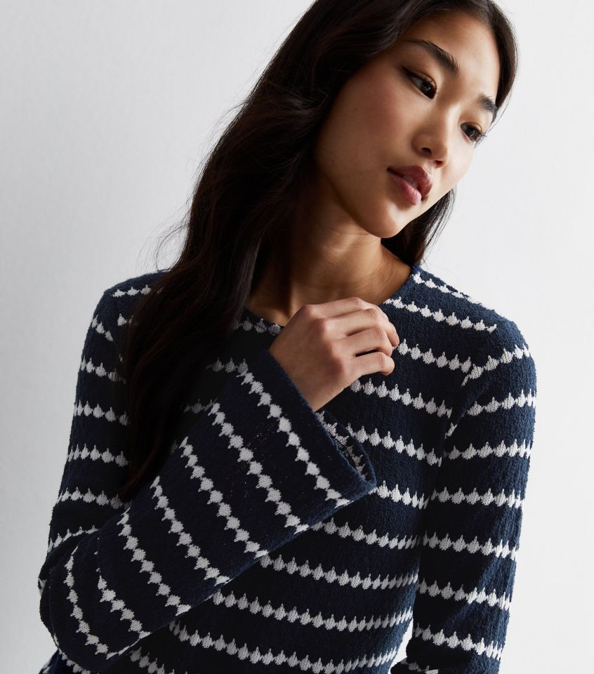 Shoppers have been selling out this classic blue and white stripe dress online