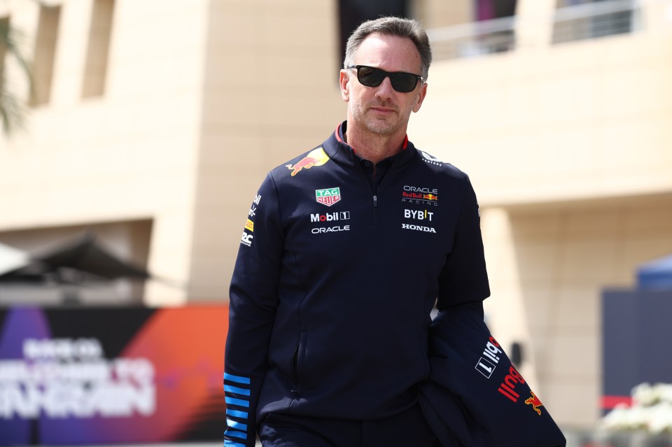 Red Bull Racing chief Horner was spotted today arriving solo at the Bahrain Grand Prix