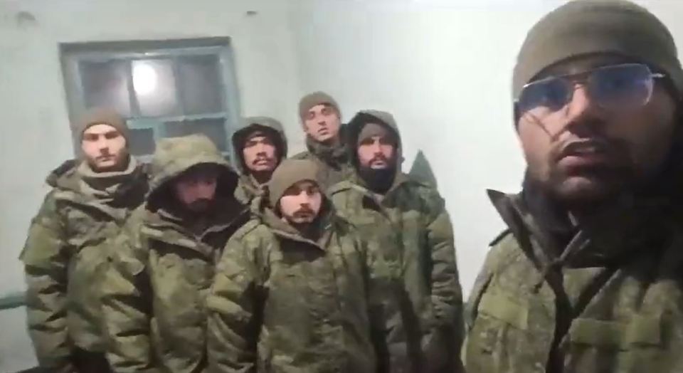 A group of Indian men claim they have been drafted into war after flying to Russia