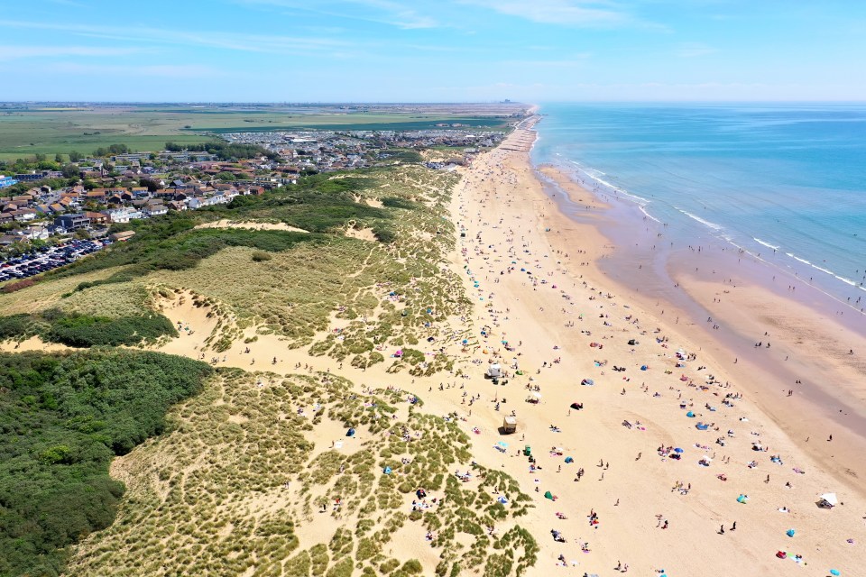 Camber Sands gets the warmest the quickest in spring, hitting highs of 19C on a warm day