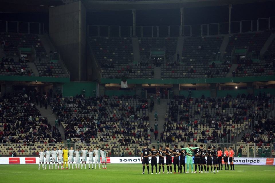 Bolivia and Algeria paid tribute to the late Beltran with a minute’s silence before their match