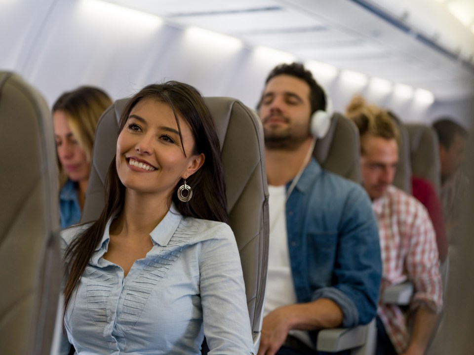 The expert also reveals his strategy to getting a better seat on a plane (file image)