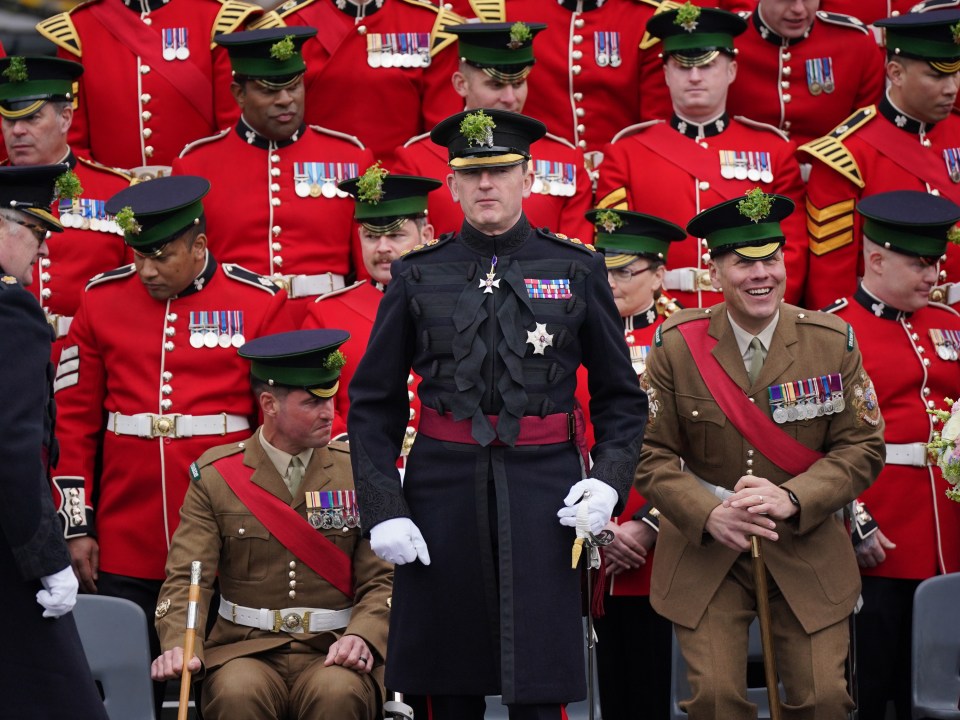 Today's parade is being held at Mons Barracks in Aldershot, Hants