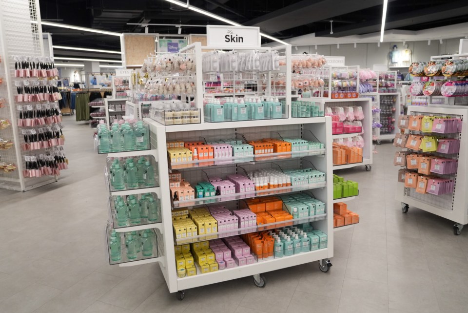 All the Primark beauty dupes can be found at the back on floor two