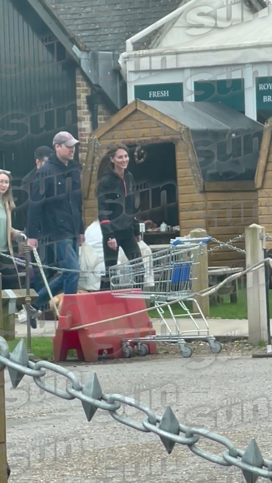 It's the first time the Sussexes have been seen since Princess Kate was spotted shopping with Prince William at Windsor Farm Shop