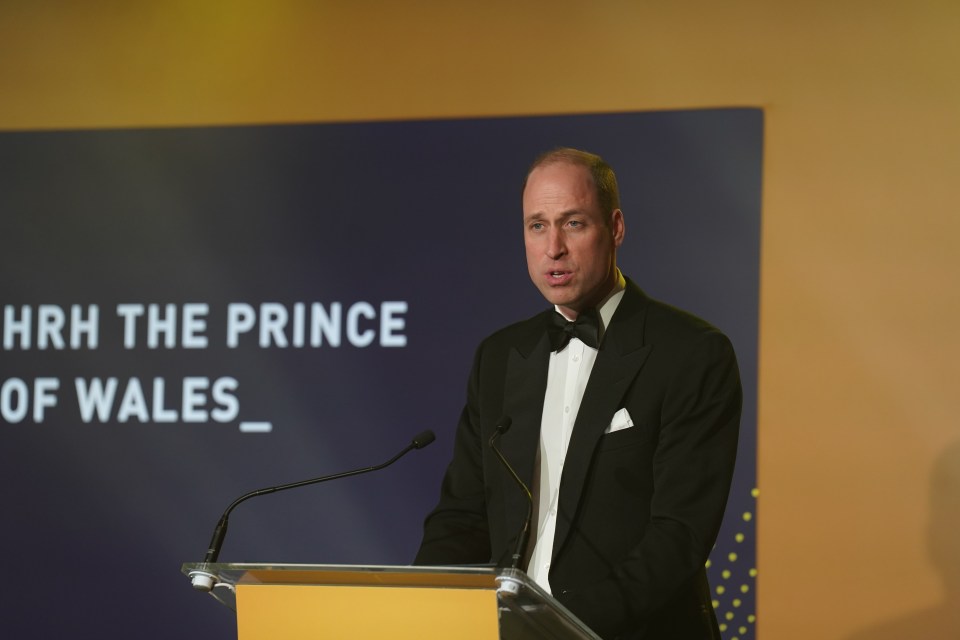 William attended the Diana event – but left before his brother Harry’s address