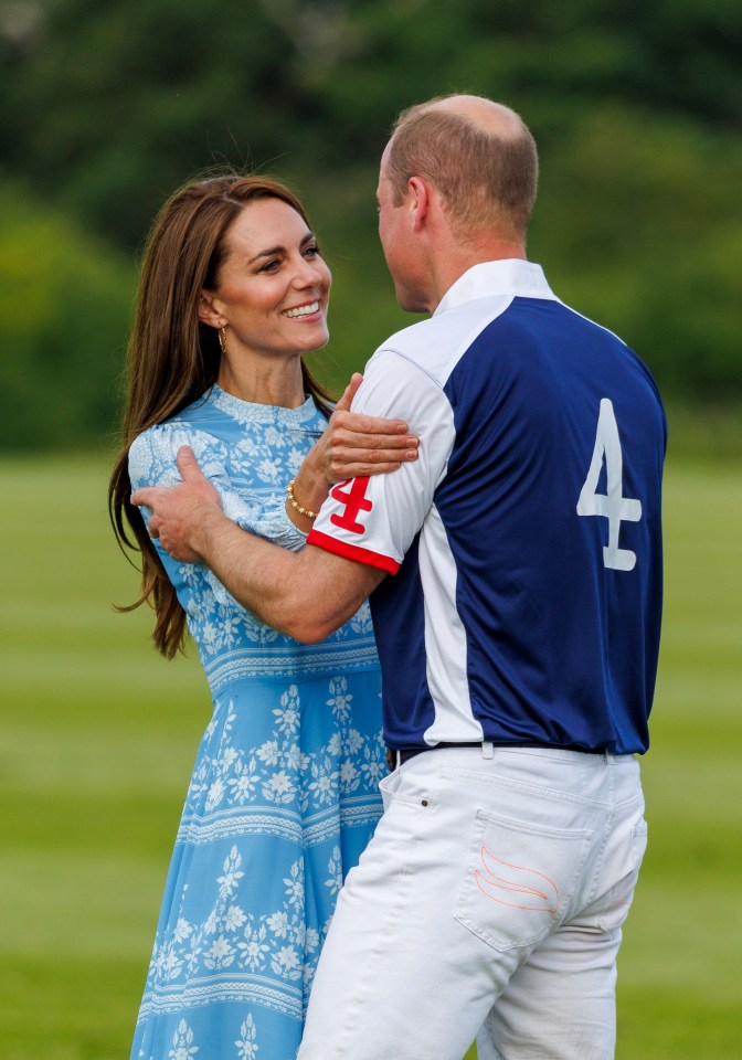 Kate and Wills at polo in Windsor last year