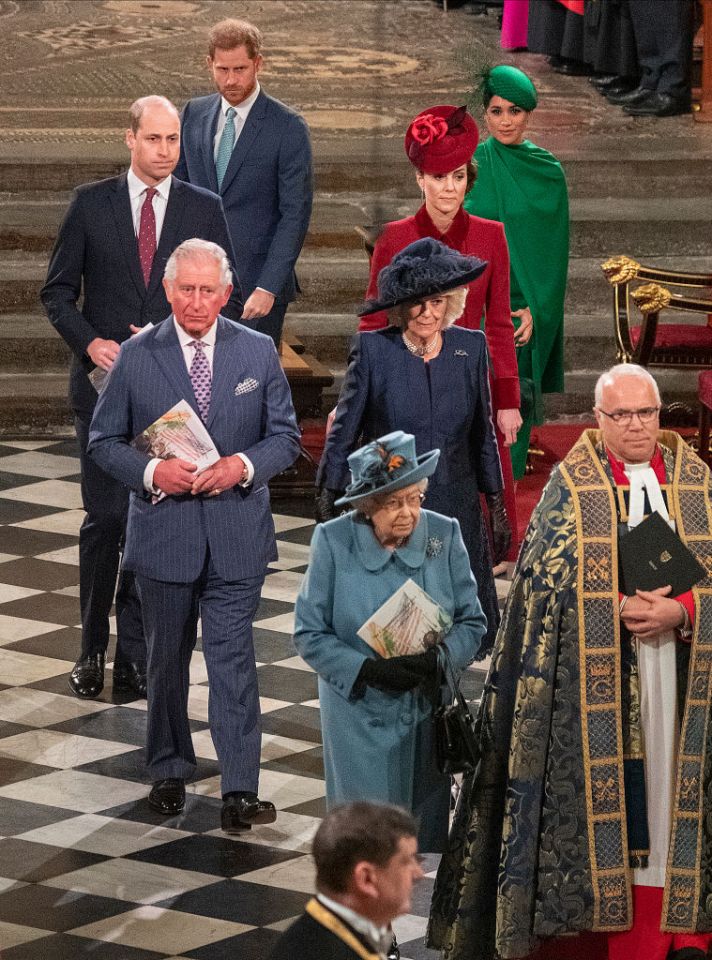 Harry and Meghan also joined the service in 2020