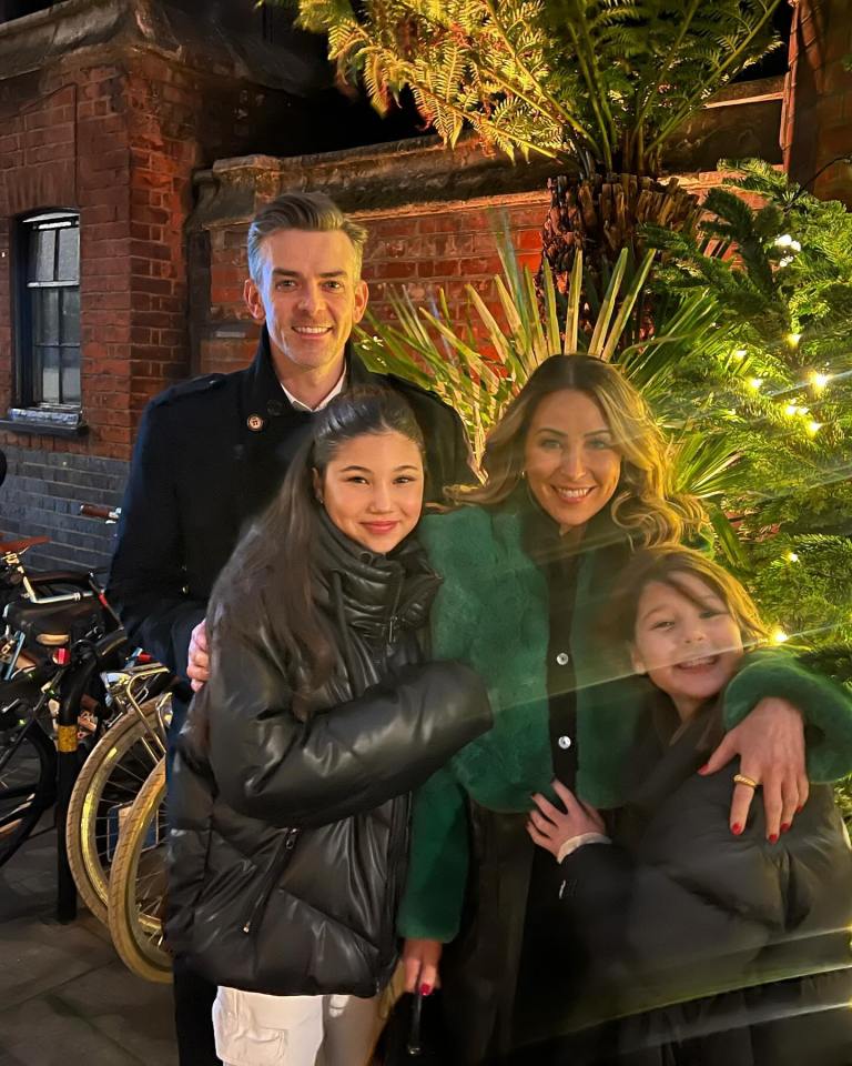 Rachel Stevens shares rare pic of  her ‘blended family’ with Dancing On Ice star