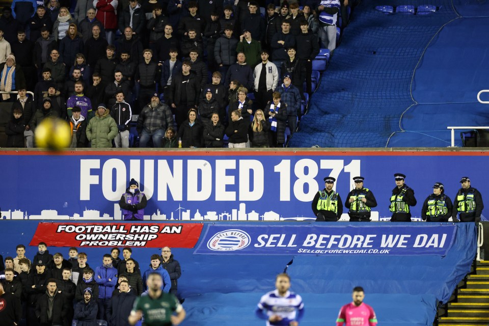 Reading fans are eager to see the back of Yongge