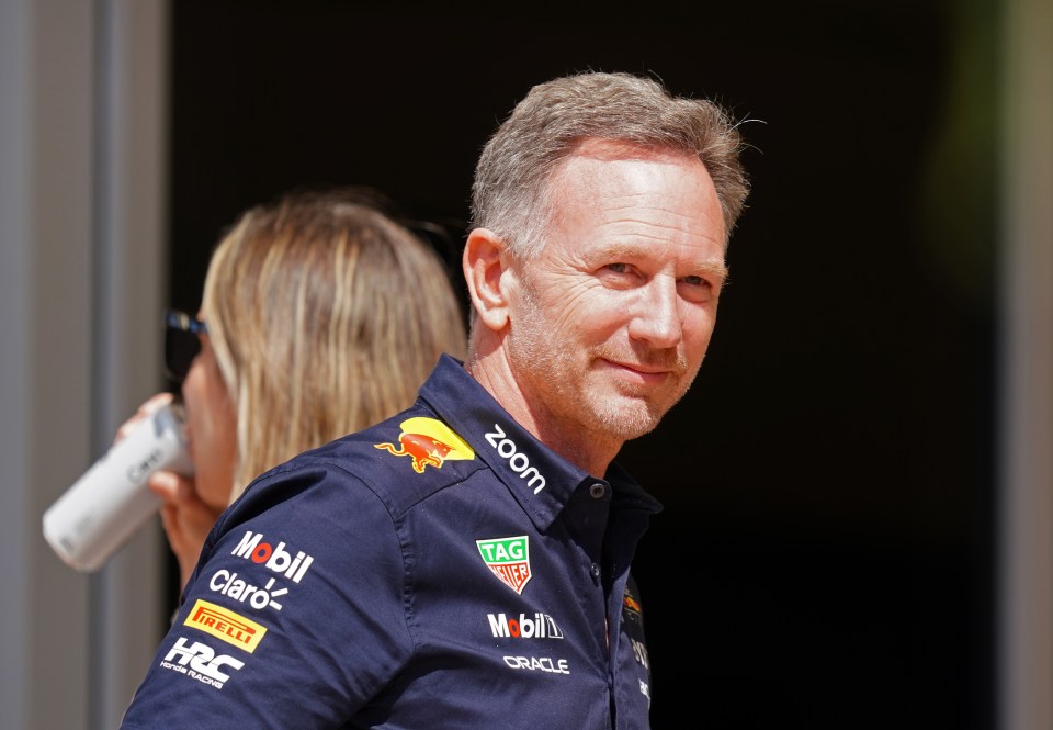 Horner arrived at the Bahrain International Circuit on his own on Saturday morning