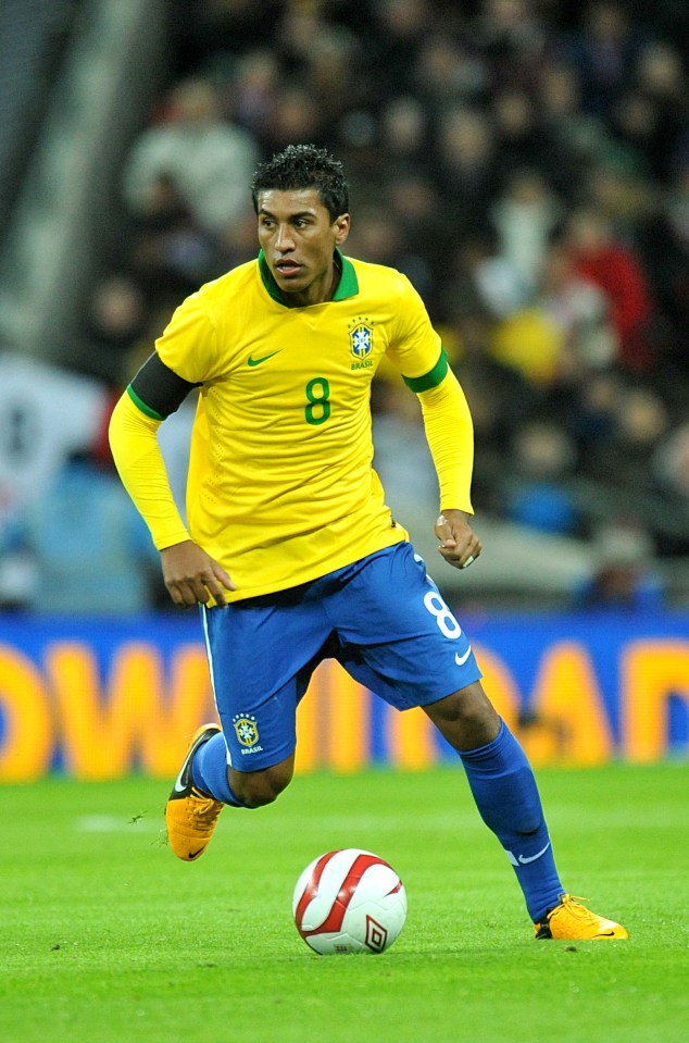 Paulinho would soon be back in London after Brazil's defeat at Wembley