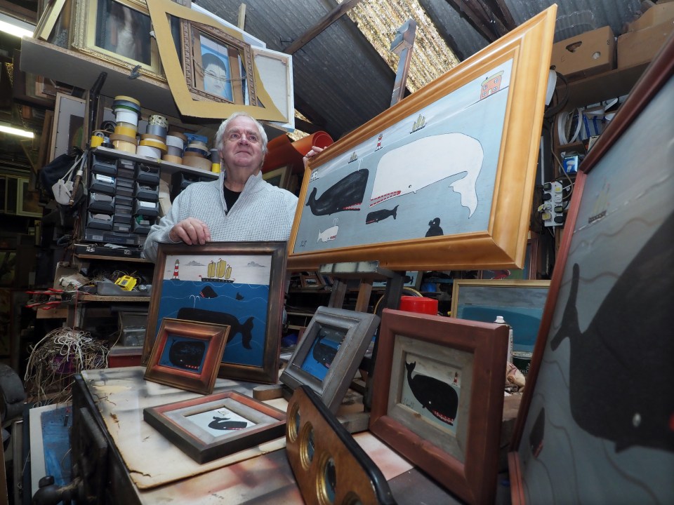 Steve has linked up with Falmouth-based gallery owner Tabby Booth to sell his prints