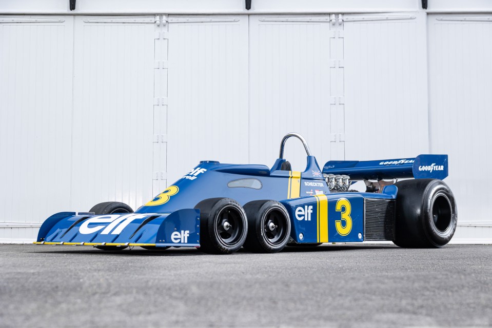 The 2008 Tyrrell P34 is commonly known as the ‘six-wheeler’