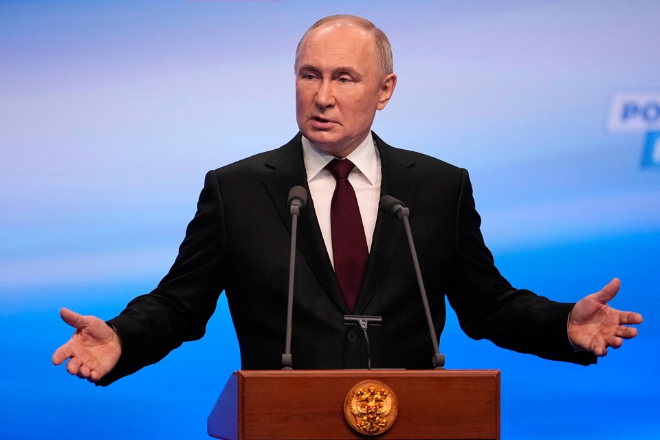 Russian leader Vladimir Putin cruised to an easy victory as he was re-elected with more than 87 per cent of the vote