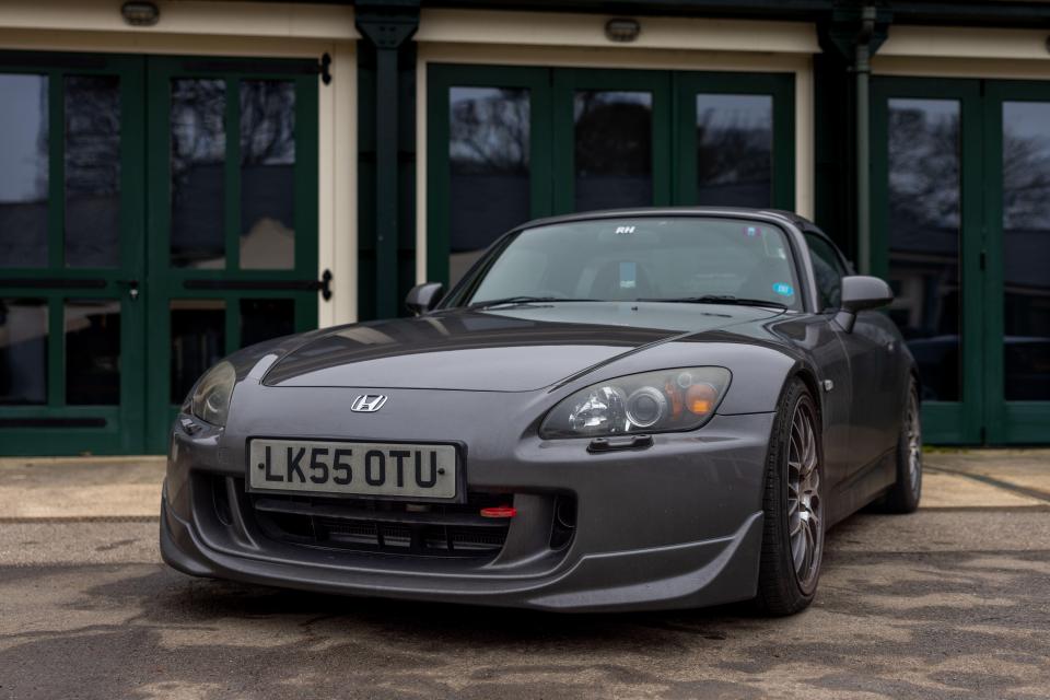 The very stylish Honda S2000, a modern classic among car buffs, is Vicki's everyday motor