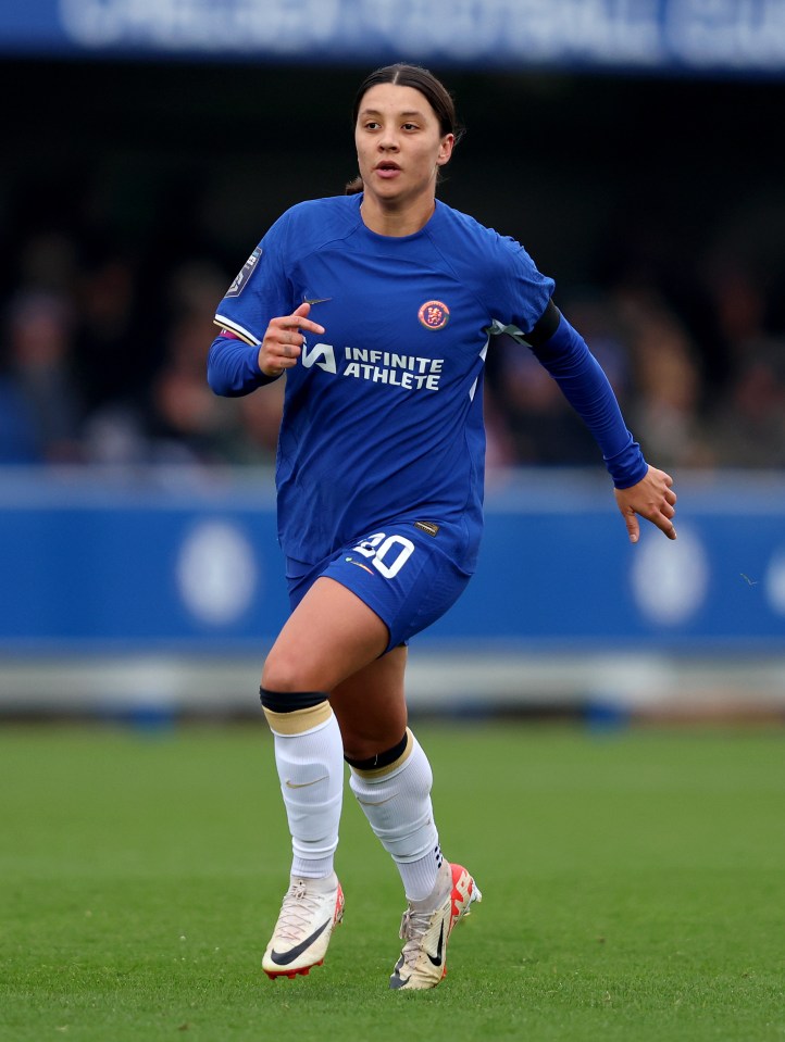 Chelsea player Sam Kerr has been caught in a racism row after allegedly abusing a police officer