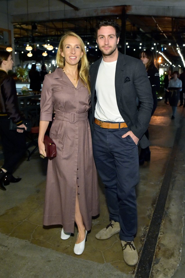 Aaron Taylor-Johnson with wife Sam