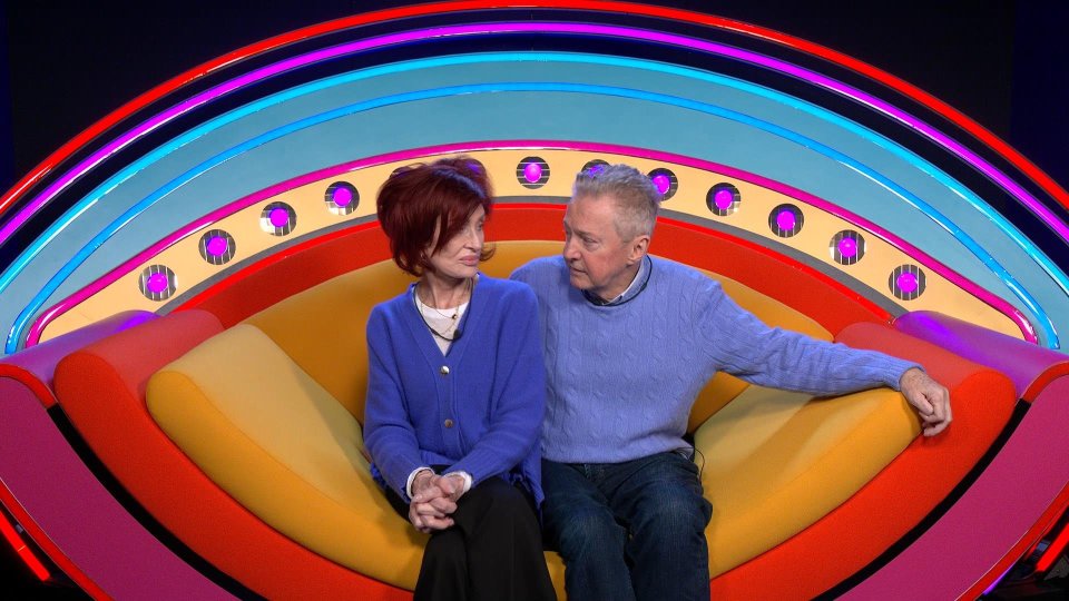 Sharon Osbourne and Louis Walsh gossiped about their ex-boss on CBB