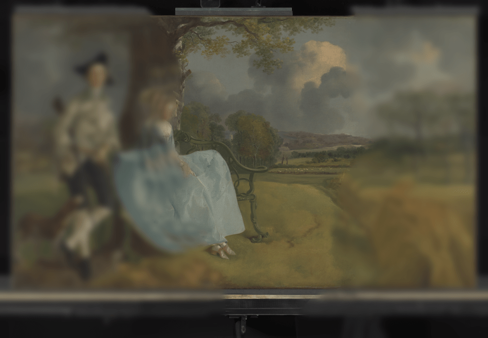 Mr and Mrs Andrews (1750) by Thomas Gainsborough