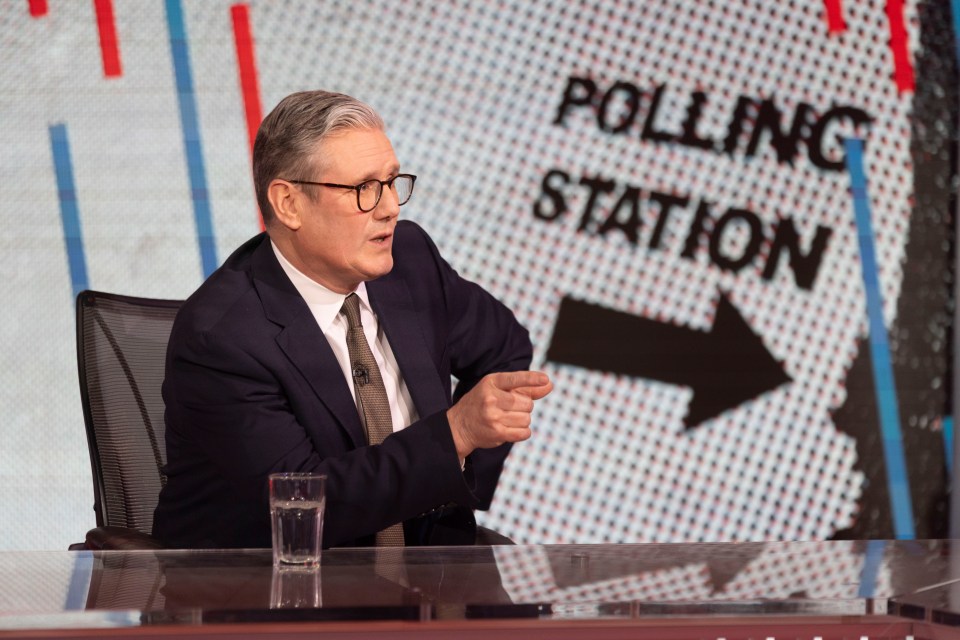 Sir Keir was the first guest of the Sun's new politics show Never Mind The Ballots