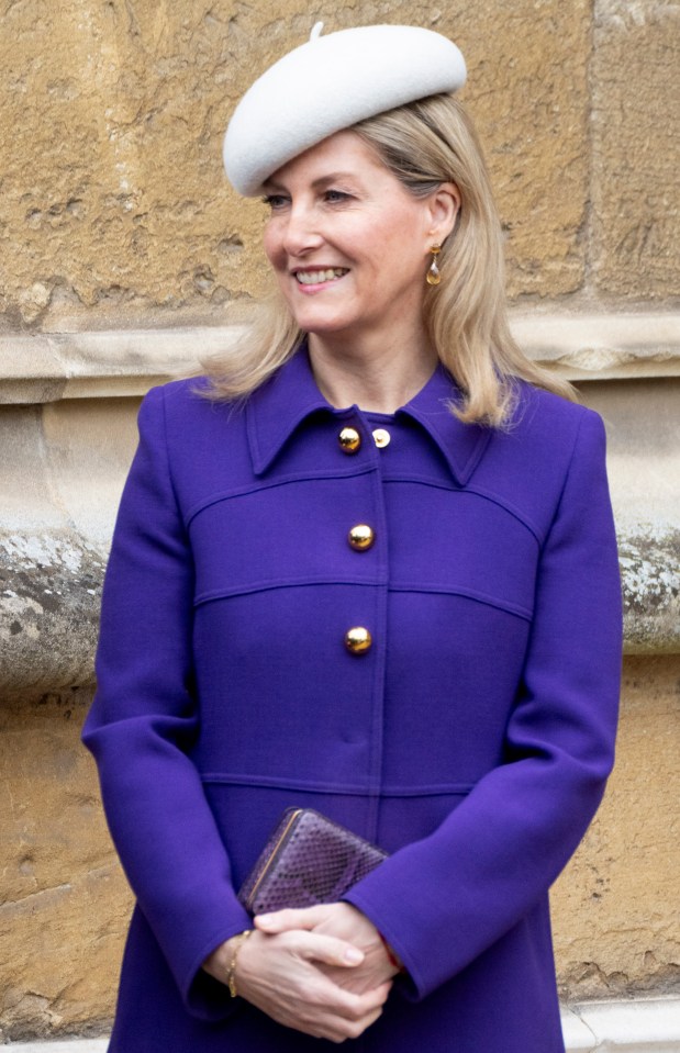 Sophie, Duchess of Edinburgh was also in attendance at St George's Chapel, Windsor, on Sunday