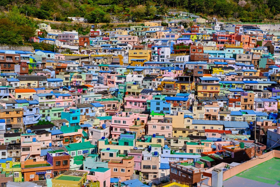 Gamcheon Culture Village is one of the most colourful tourist attractions