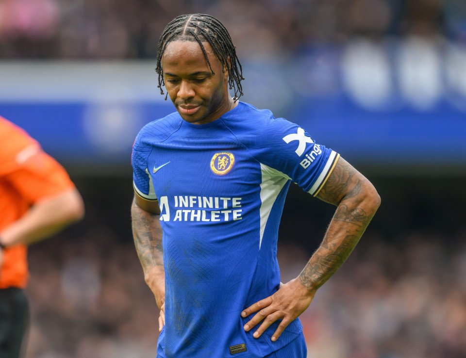 England international Raheem Sterling could be set for the Chelsea exit door