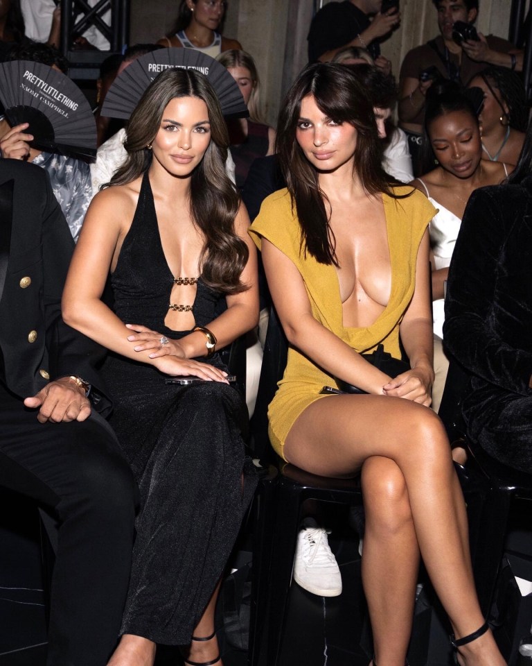 Nada, a successful model, snapped with fellow model Emily Ratajkowski