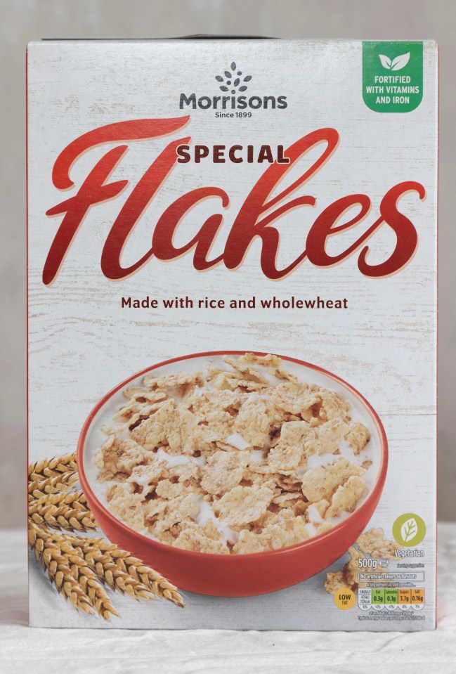 Morrison's special flakes quickly turned mushy after a few bites