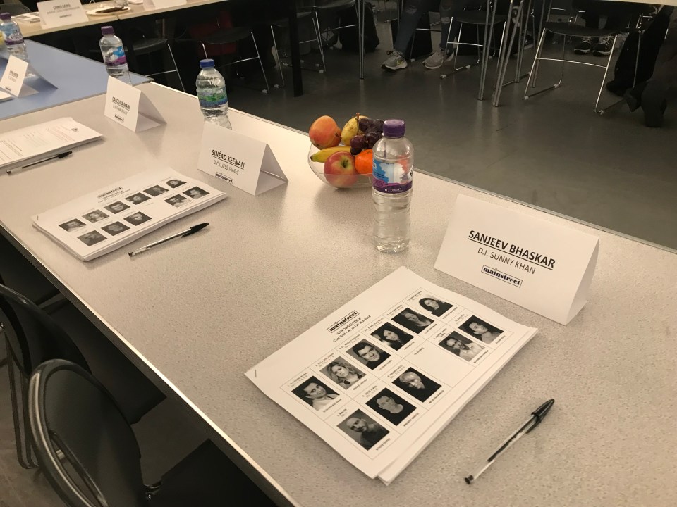 In newly released pictures, the Unforgotten cast can be seen working hard with their scripts out on the table