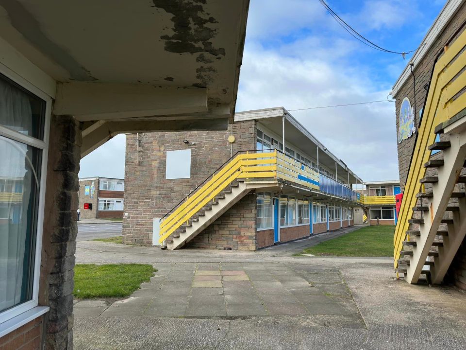 In recent times all that's left are the rooms that once housed excited holiday goers