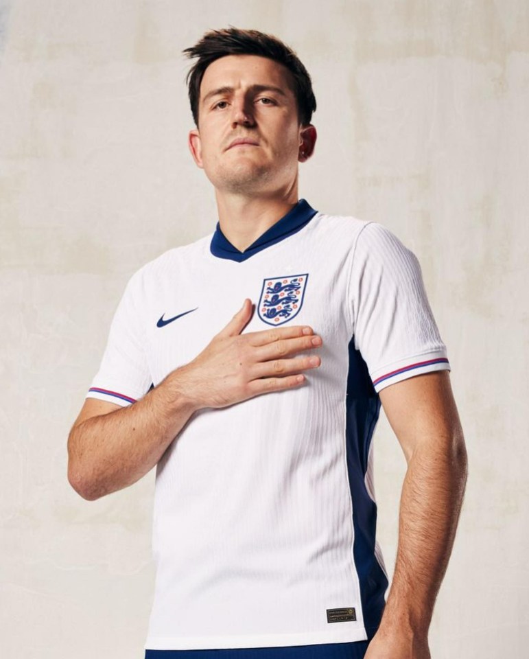 Fans can expect to see Harry Maguire donning the new kit at the Euros